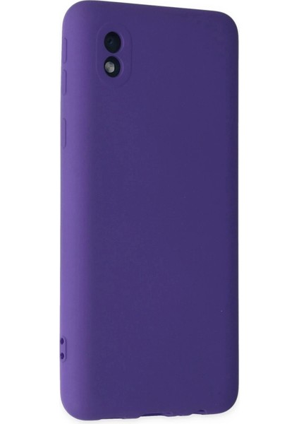 Samsung Galaxy A01 Core Kılıf Nano Içi Kadife Silikon - Mor fiyatları