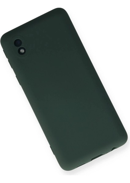 Samsung Galaxy A01 Core Kılıf Nano Içi Kadife Silikon - Koyu Yeşil modelleri
