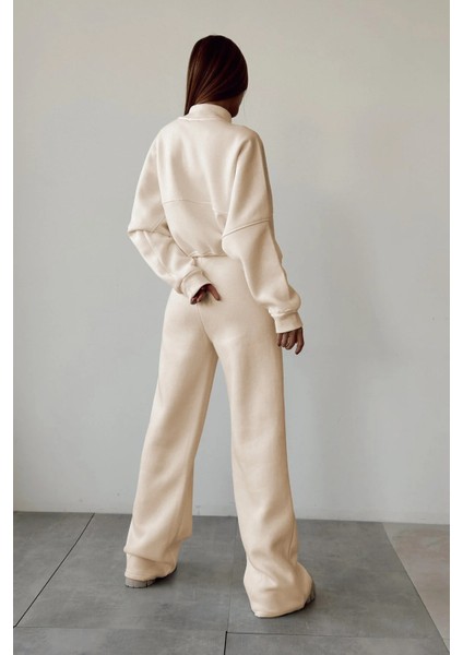 Kadın 3 Iplik Çımalı Bomber Ceket Eşofman Takımı fiyatları