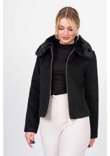 Frostluxe Fur-Collar Short Coat – 2628 fiyatları