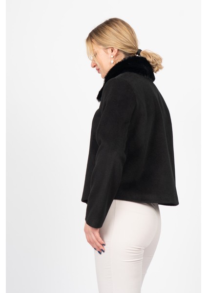 Frostluxe Fur-Collar Short Coat – 2628 fırsatları