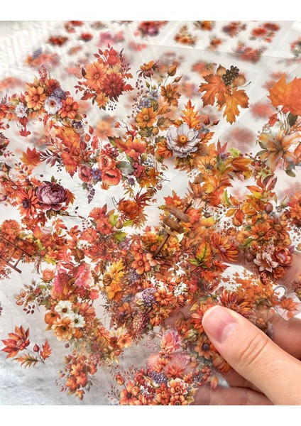 Sonbahar Melodisi – Flower Music 6 Yaprak Sticker Setetiketçıkartmabullet Journal fırsatları