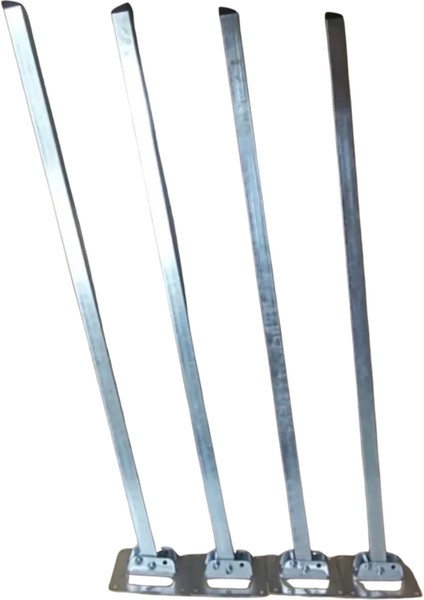 50 cm 4 Adet Metal Ayak, Katlanır Metal Sofra Ayağı, Masa Ayağı Yer Sofrası Ayağı