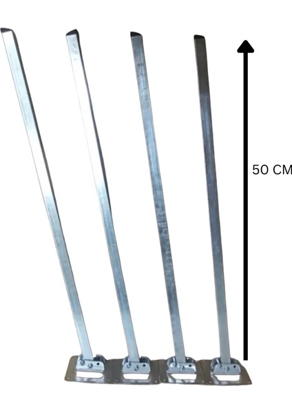 50 cm 4 Adet Metal Ayak, Katlanır Metal Sofra Ayağı, Masa Ayağı Yer Sofrası Ayağı modelleri