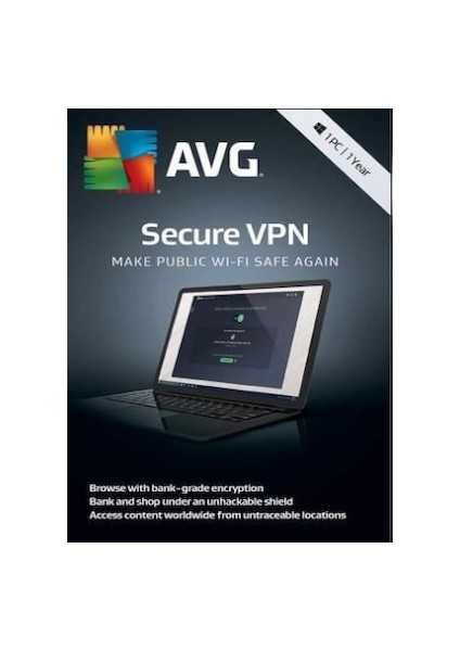 Secure Vpn 1 Cihaz 1 Yıl Dijital Kod