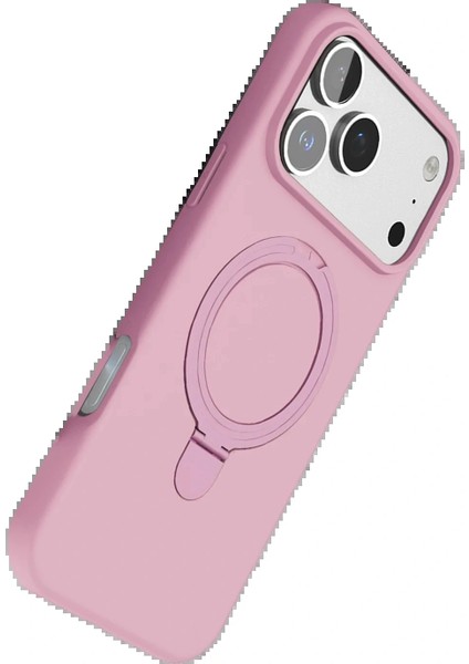 Apple iPhone 17 Pro Regal Magsafe Standlı Kapak - Açık Pembe fırsatları