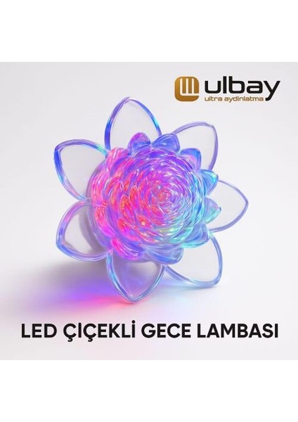 GC06 Çiçekli Gece Lambası