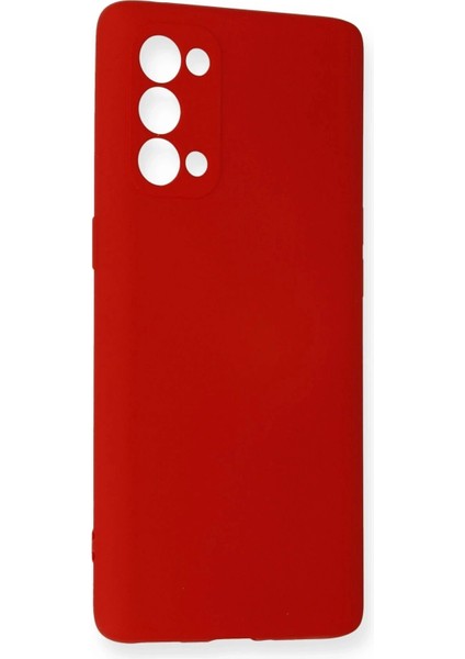 Oppo Reno 5 Pro Kılıf Nano Içi Kadife Silikon - Kırmızı fiyatları