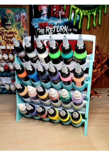 Tek Kullanımlık Boya Kabı ile 1fl Oz Airbrush Boya Organizatörü