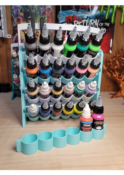 Tek Kullanımlık Boya Kabı ile 1fl Oz Airbrush Boya Organizatörü fiyatları