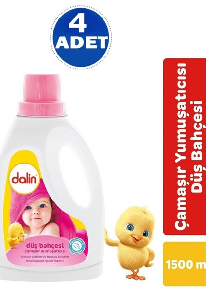 Düş Bahçesi Çamaşır Yumuşatıcısı 1500 ml 4 Adet