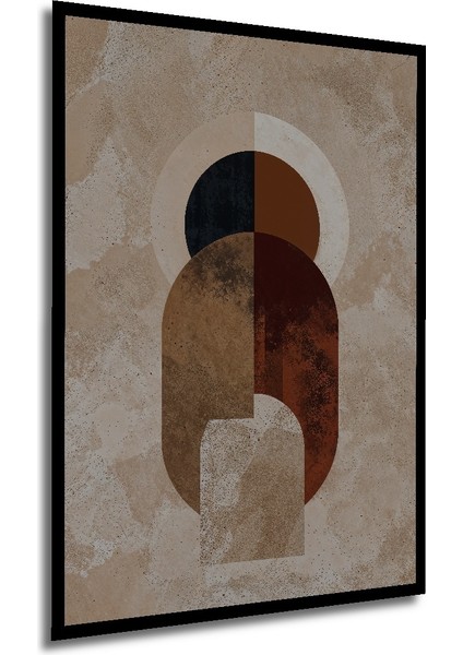 Çerçeve Görünümlü Retro Geometrik Soyut Ahşap Mdf Dekoratif Ev Duvar Tablo Dikdörtgen Ev Duvar Tablo modelleri