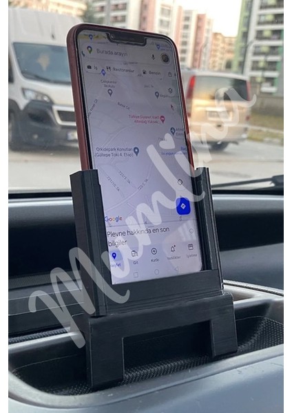 Citroen Nemo – Fiat Fiorino – Peugeot Bipper Için Özel Telefon Tutucu | Yapıştırmasız Montaj
