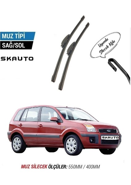 Ford Fusion Ön Cam Muz Silecek Takımı (2003-2012)