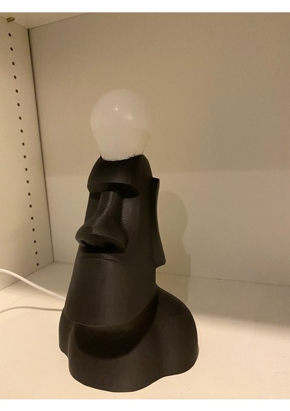 Moai Kafası - Parlak Fikir Lambası. (Çok Basit) indirimleri