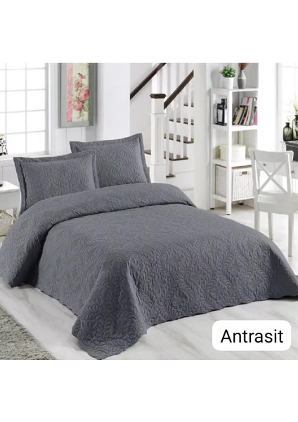 Örtüm Ivy Sarmaşık Çift Kişilik Microfiber Kapitone Yatak Örtüsü