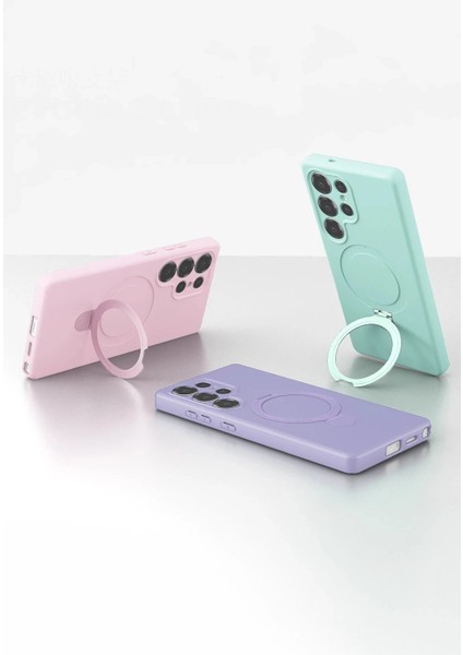 Samsung Galaxy S24 Ultra Regal Magsafe Standlı Kapak - Turuncu indirimleri