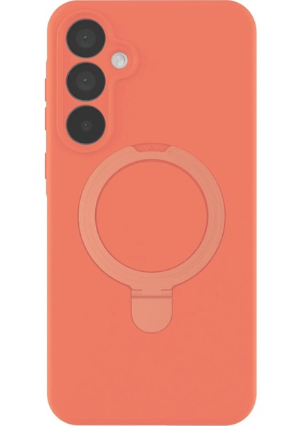 Samsung Galaxy A55 5g Regal Magsafe Standlı Kapak - Turuncu fiyatları