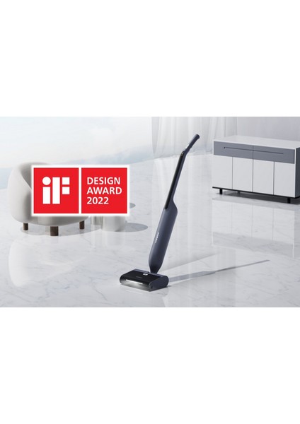 Hizero F600 Bionic Akıllı Islak-Kuru Sert Zemin Temizleyici - 60 Dakika