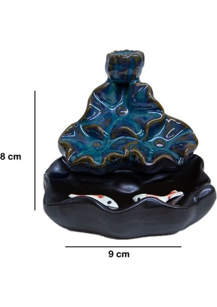 Şelale Seramik Backflow Tütsülük – Geri Akışlı Şelale Aromaterapi Buhurdanlık fiyatları