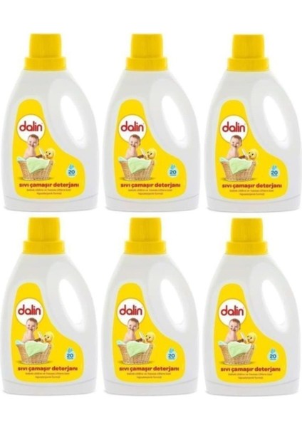 Çamaşır Deterjanı 1500 ml X6 Adet