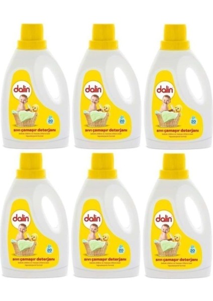 Çamaşır Deterjanı 1500 ml X6 Adet fiyatları