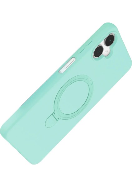 Samsung Galaxy A06 Regal Magsafe Standlı Kapak - Su Yeşili modelleri