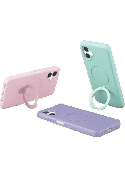 Samsung Galaxy A06 Regal Magsafe Standlı Kapak - Su Yeşili indirimleri