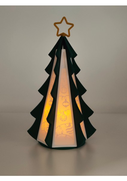 Noel Ağacı Tealight Lambası modelleri