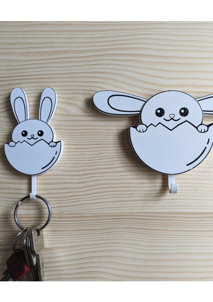 Duvar Anahtar Tutucu Tavşan - Komik ve Sevimli Tavşan Anahtarlık ve Organizatör fiyatları