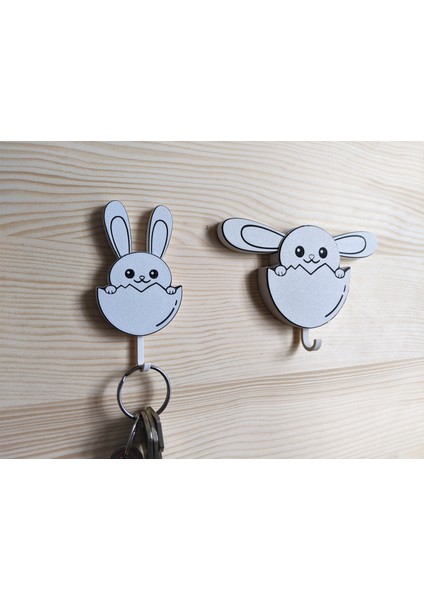 Duvar Anahtar Tutucu Tavşan - Komik ve Sevimli Tavşan Anahtarlık ve Organizatör modelleri