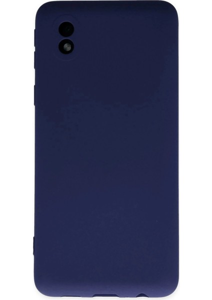 Samsung Galaxy A01 Core Kılıf Nano Içi Kadife Silikon - Lacivert
