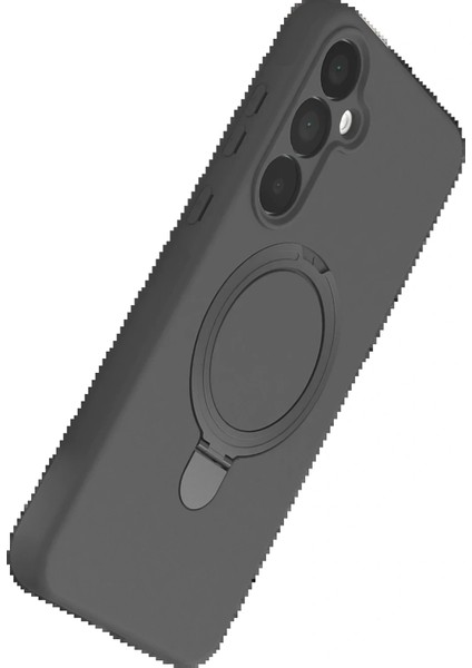 Samsung Galaxy A55 5g Regal Magsafe Standlı Kapak - Titan Gri modelleri