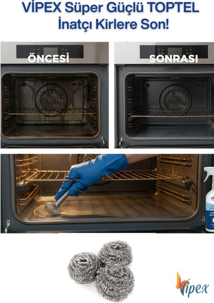 Süper Güçlü Toptel - Inatçı Kirlere Son! 3 Adet Toptel Set