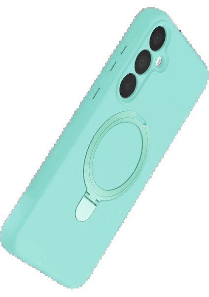 Samsung Galaxy A16 5g Regal Magsafe Standlı Kapak - Su Yeşili modelleri