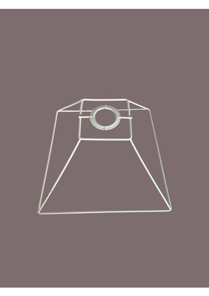 Kare Avize Teli , Iskeleti (30X15 Cm) Beyaz Statik Boyalı (Duy Takımı Dahil) fırsatları