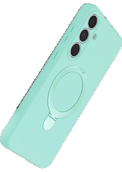 Samsung Galaxy S24 Fe Regal Magsafe Standlı Kapak - Su Yeşili modelleri