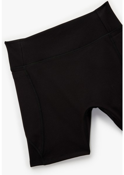 Yüksek Bel Interlok Cep Detaylı Spor Biker Tayt modelleri