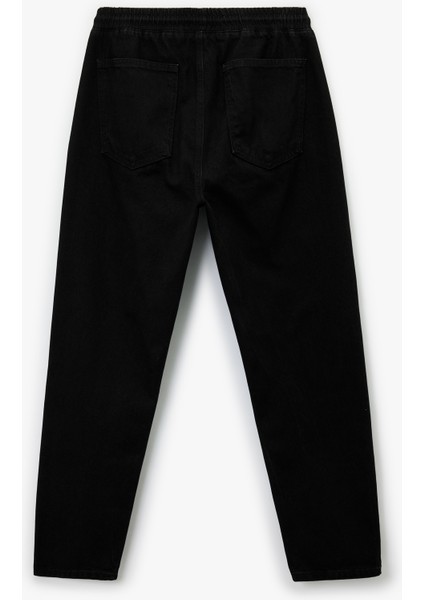 Pamuklu Cepli Regular Fit Beli Bağcıklı Jean Pantolon fiyatları