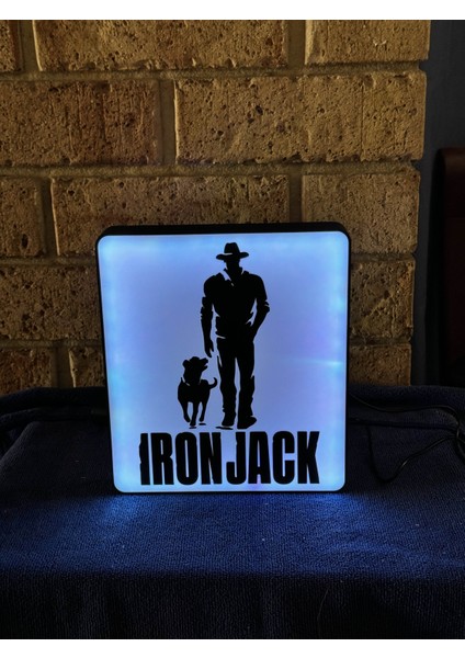 Demir Jack Işık Kutusu / Lamba