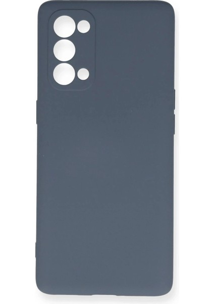 Oppo Reno 5 Pro Kılıf Nano Içi Kadife Silikon - Gri