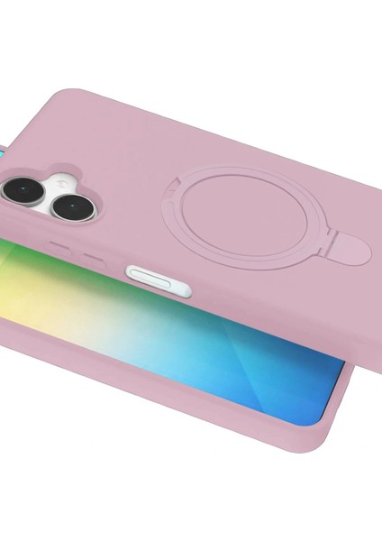 Samsung Galaxy A06 Regal Magsafe Standlı Kapak - Açık Pembe fırsatları