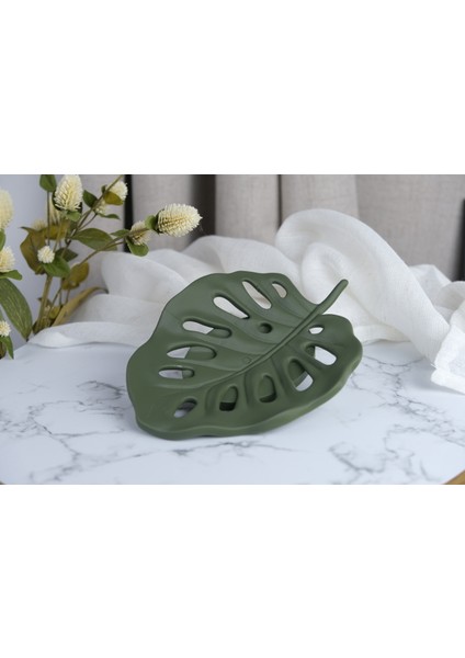 Monstera Yaprak Sabunluk – 3D Baskılı Tropikal Banyo Dekoru fiyatları