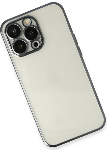 iPhone 14 Pro Max Kılıf Lensli Silikon - Siyah modelleri