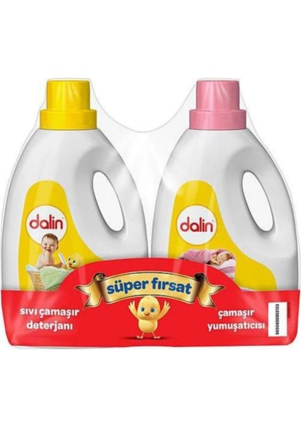 Çamaşır Deterjanı+Yumuşatıc 1.2lt 2 Li*4 modelleri