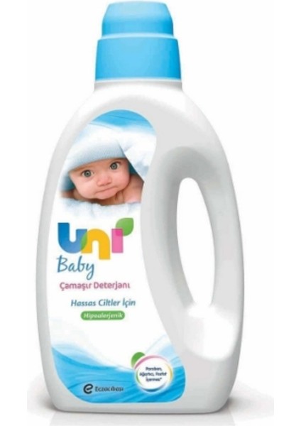 12'li Uni Baby Sıvı Çamaşır Deterjanı 1500 Ml.