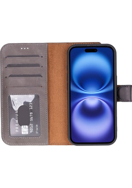 iPhone 17 Leather Detachable Wallet Case indirimleri