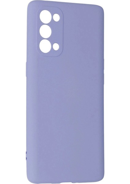 Oppo Reno 5 Pro Kılıf Nano Içi Kadife Silikon - Lila fiyatları