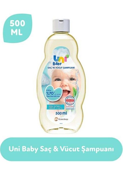 Saç ve Vücut Şampuan 500 ml Flip