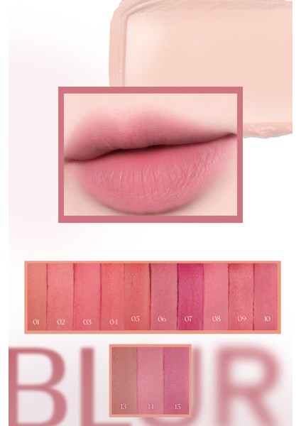 Gün Boyu Kalıcı Pürüzsüz Matlık Sunan Tint Perıpera Over Blur Tint (014 Daily Rosy) modelleri